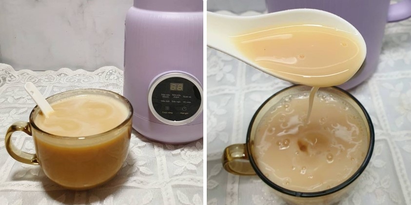 Cách nấu sữa hạt sen bằng máy - Ảnh 6