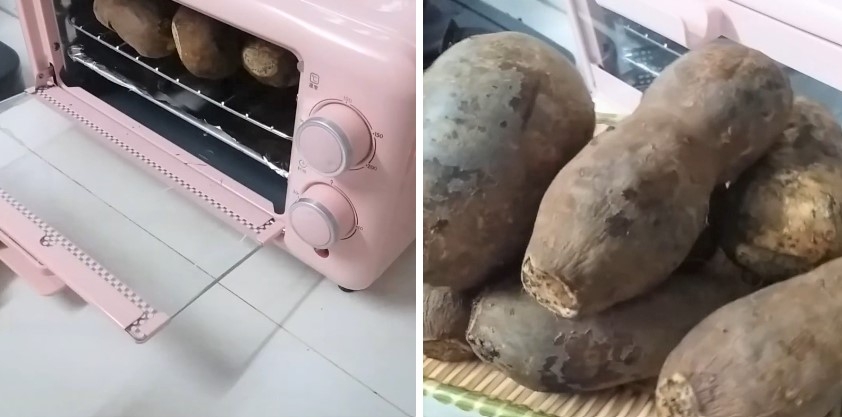 nướng khoai bằng lò nướng - Ảnh 6