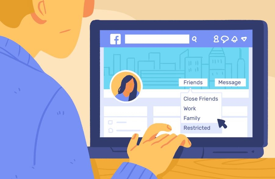 danh sách bị hạn chế trên Facebook - hình 2
