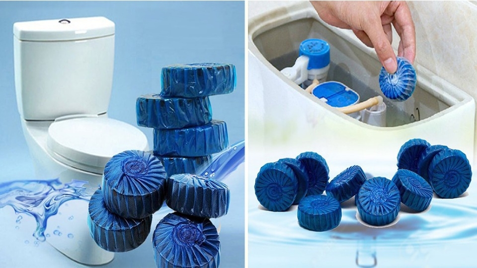 Thông bồn cầu bằng viên thông bồn cầu