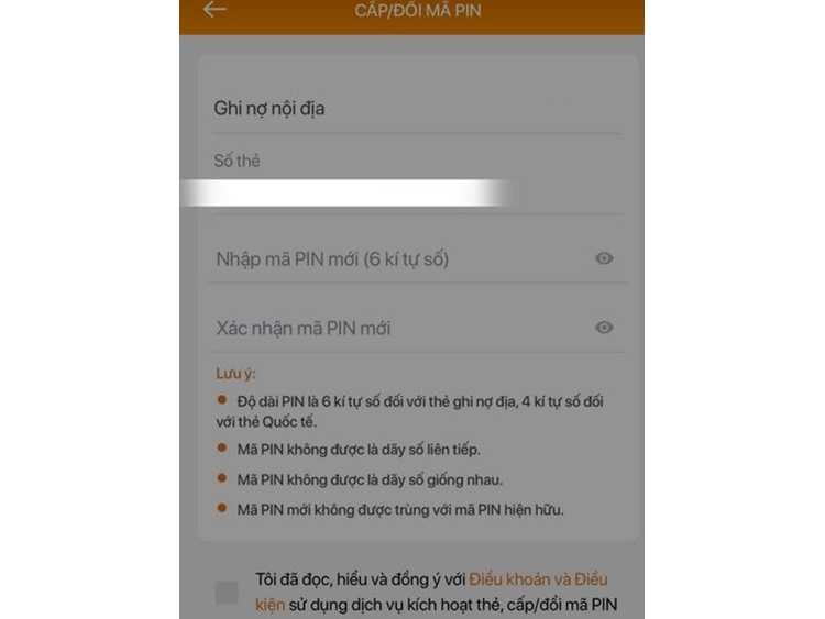 cách đổi mã PIN Agribank (hình 7)
