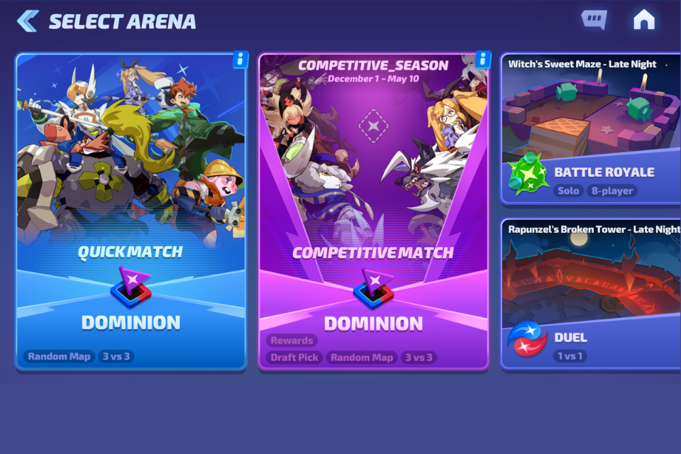 Đa dạng chế độ chơi