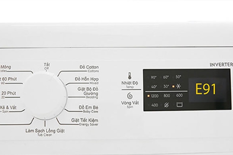 Máy giặt Electrolux báo lỗi E91: Tìm hiểu nguyên nhân và cách khắc phục tại nhà - Hình 1