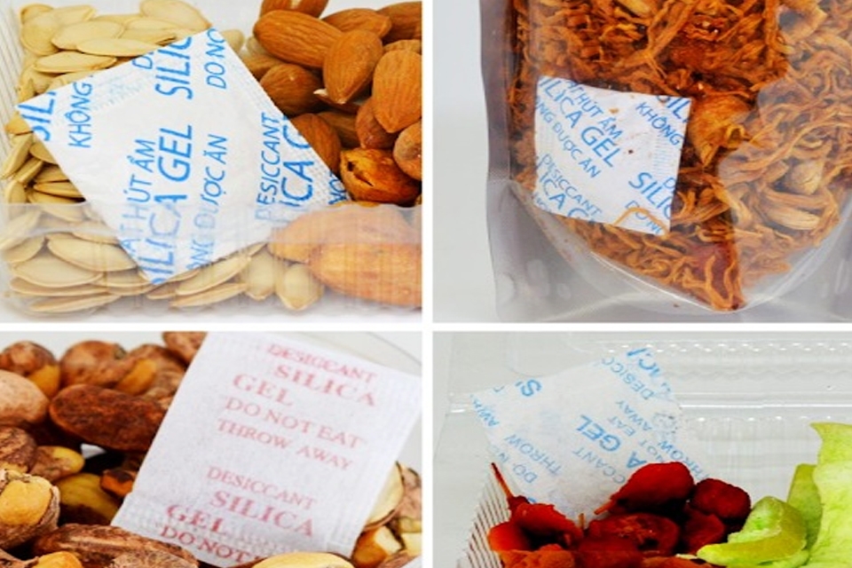 Gói hút ẩm thực phẩm có độc không?