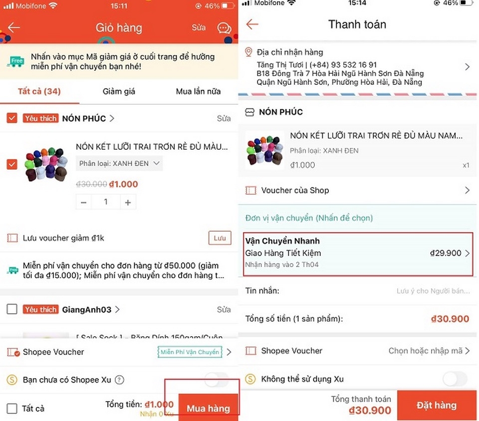 Giao hàng cùng Shopee với nhiều lựa chọn