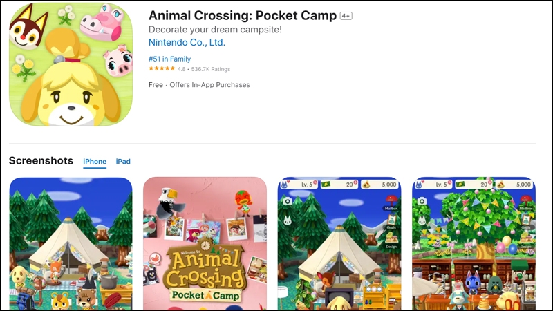 Animal Crossing: Pocket Camp - hình 8