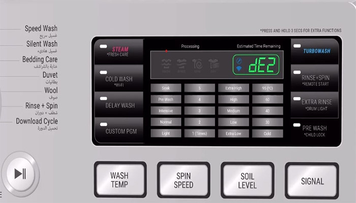 lỗi de2 máy giặt lg - hình 1