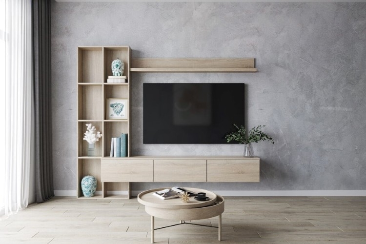 Kích thước kệ tivi treo tường 32 - 40 inch