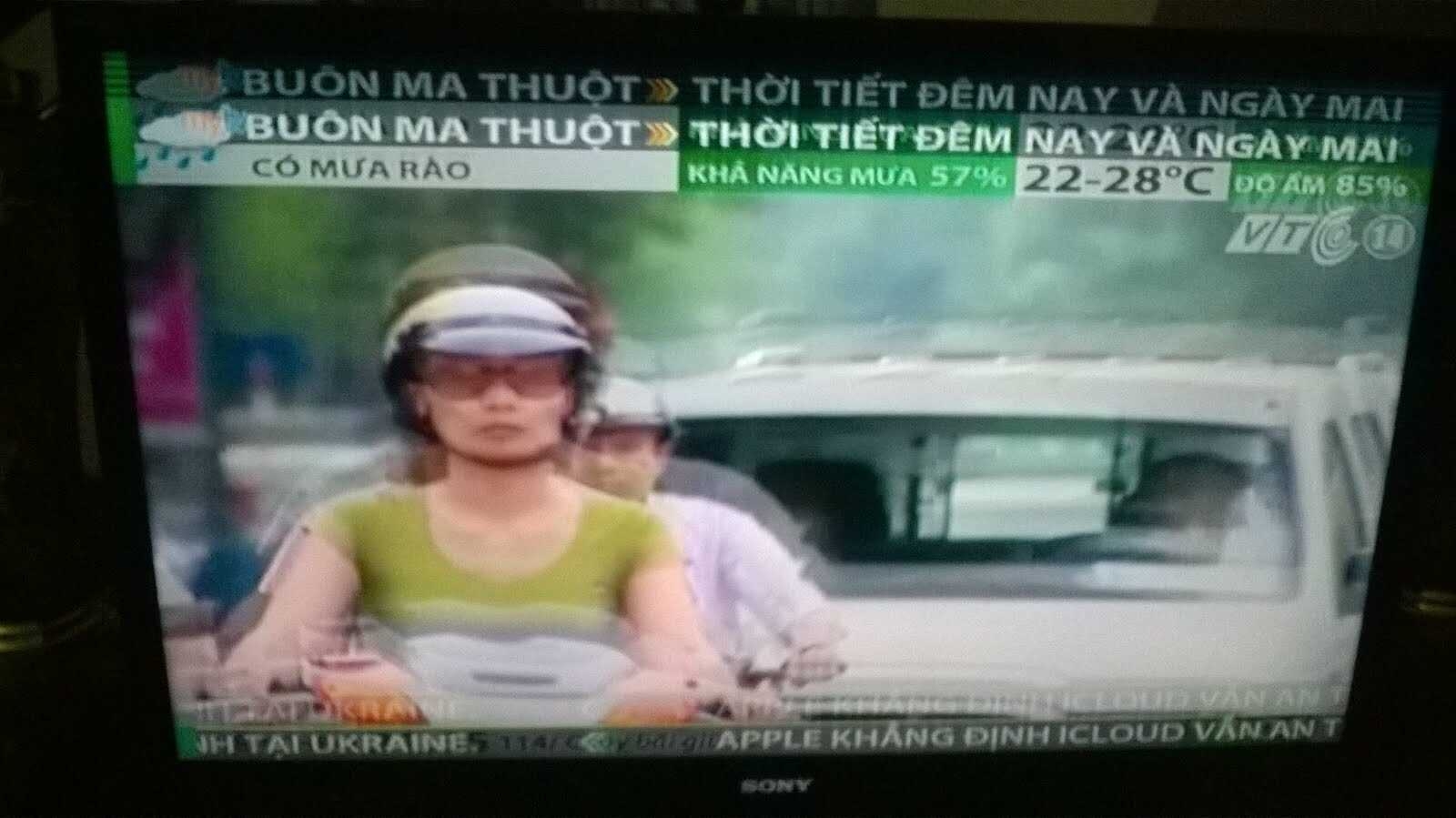 màn hình tivi Sony bị giật - hình 1