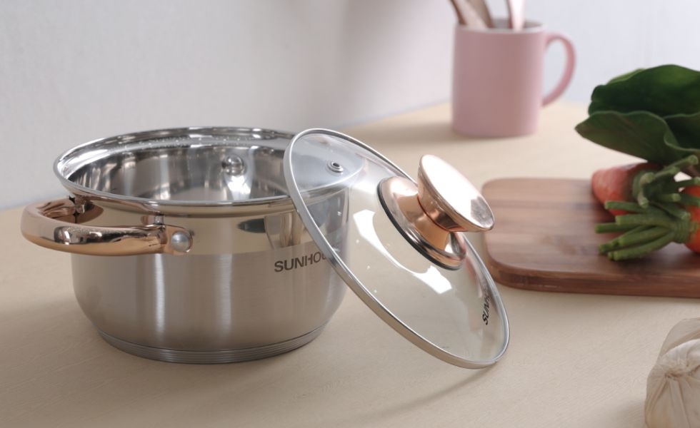 Nồi inox Sunhouse 16cm SHG24216