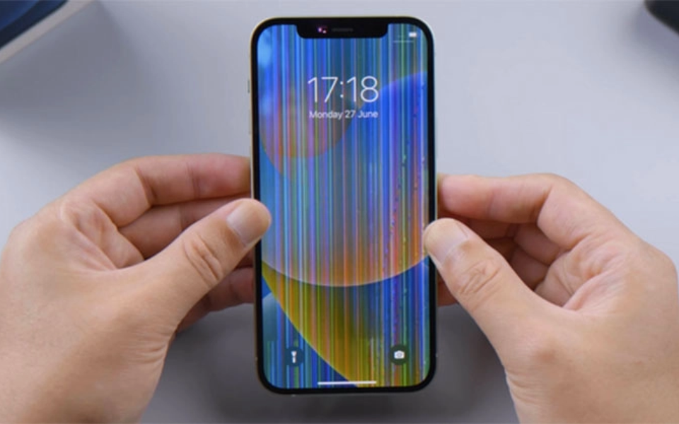 Màn hình bị sọc ngang hoặc sọc dọc