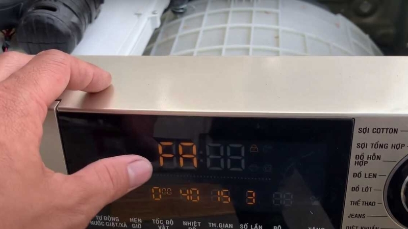 lỗi fa máy giặt aqua - hình 1