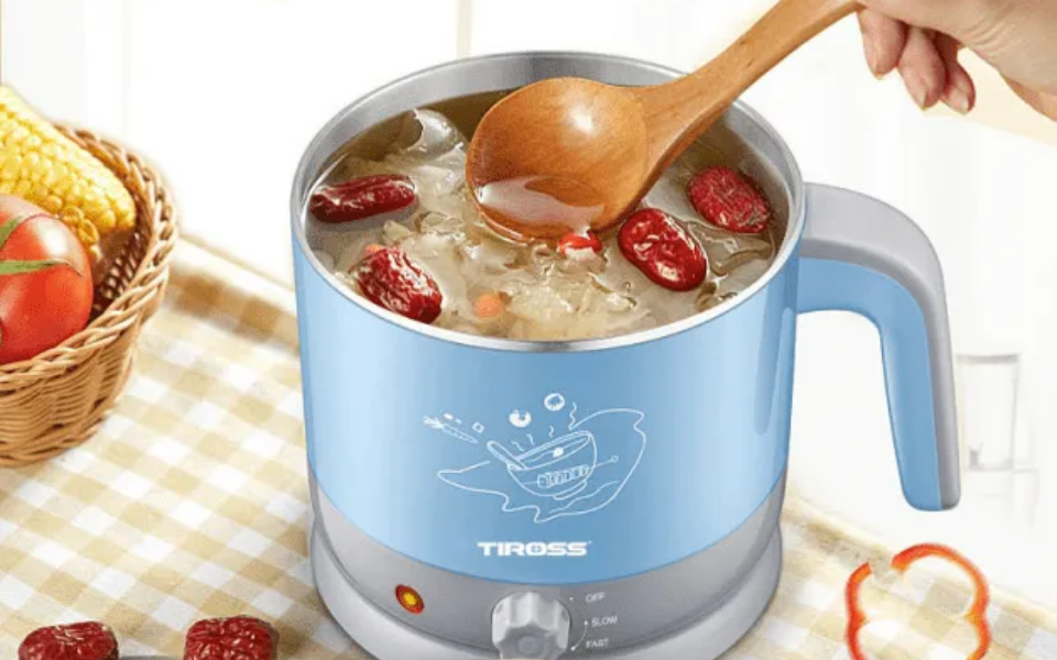 Nồi lẩu mini đa năng 1.2 lít Tiross TS1366