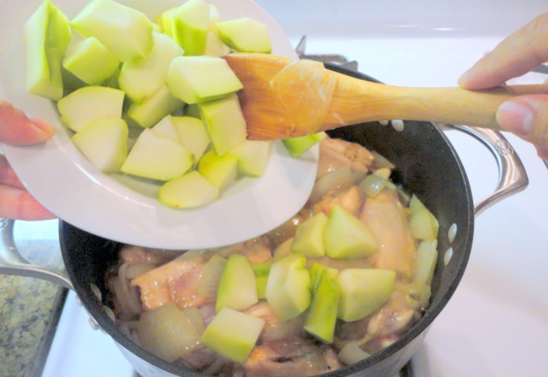 canh đu đủ hầm xương (ảnh 4)