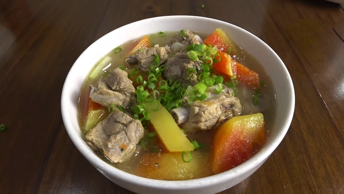 canh đu đủ hầm xương (ảnh 5)