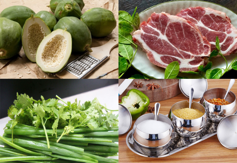 canh đu đủ hầm xương (ảnh 6)