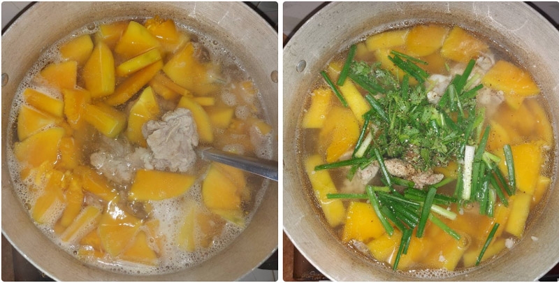 canh đu đủ hầm xương (ảnh 8)