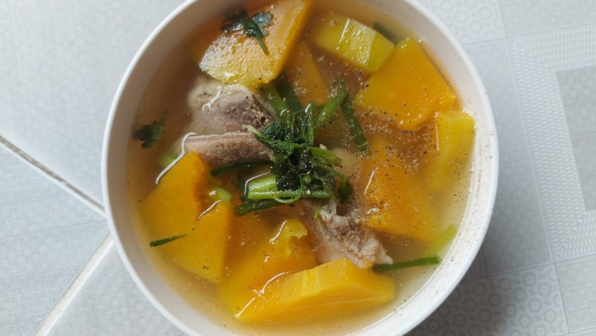 canh đu đủ hầm xương (ảnh 9)