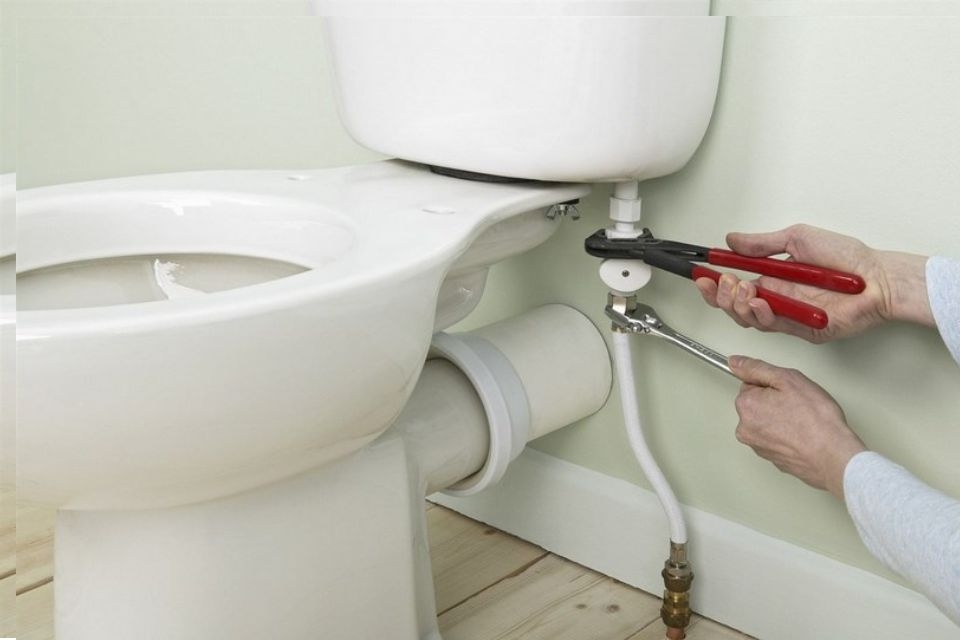 Cách xử lý bồn cầu không có nước.