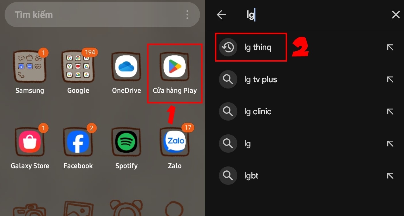 cách điều khiển tivi LG bằng điện thoại 2