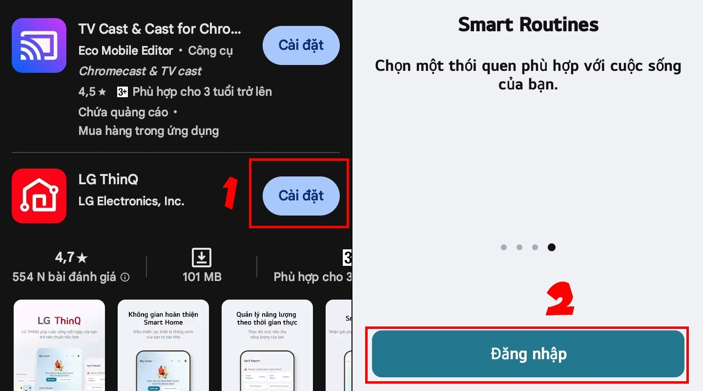 cách điều khiển tivi LG bằng điện thoại 3