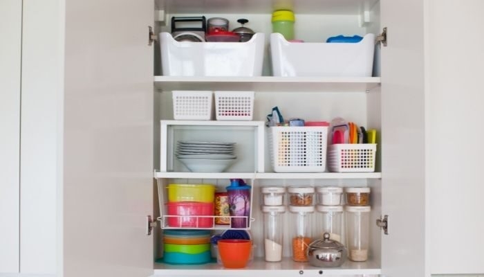Khu vực lưu trữ đồ dùng bếp