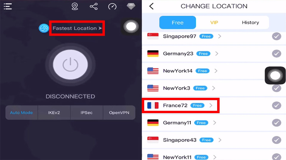 Bật VPN lên để sử dụng TikTok Beta