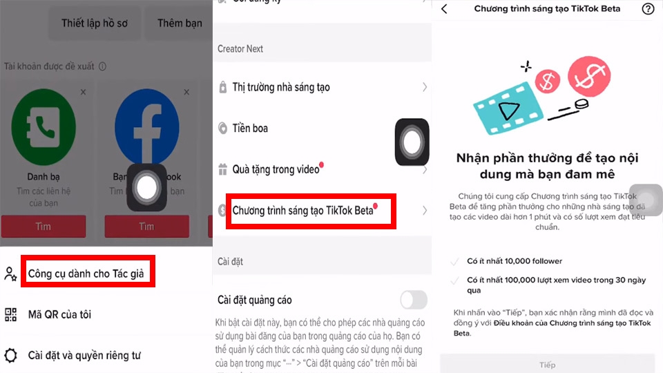 Đăng ký tham gia TikTok Beta