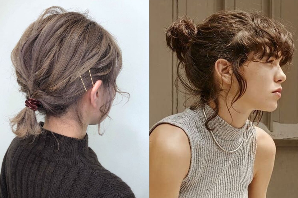 Thao tác buộc tóc hàn quốc xinh