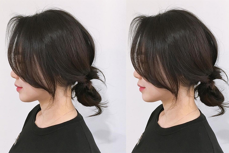 Cách buộc tóc ngắn xinh