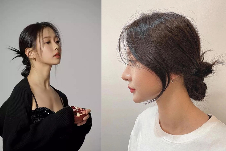 Buộc tóc Hàn Quốc thu hút ánh nhìn