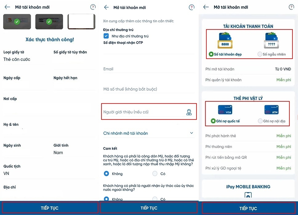 mở tài khoản VietinBank online - hình 6