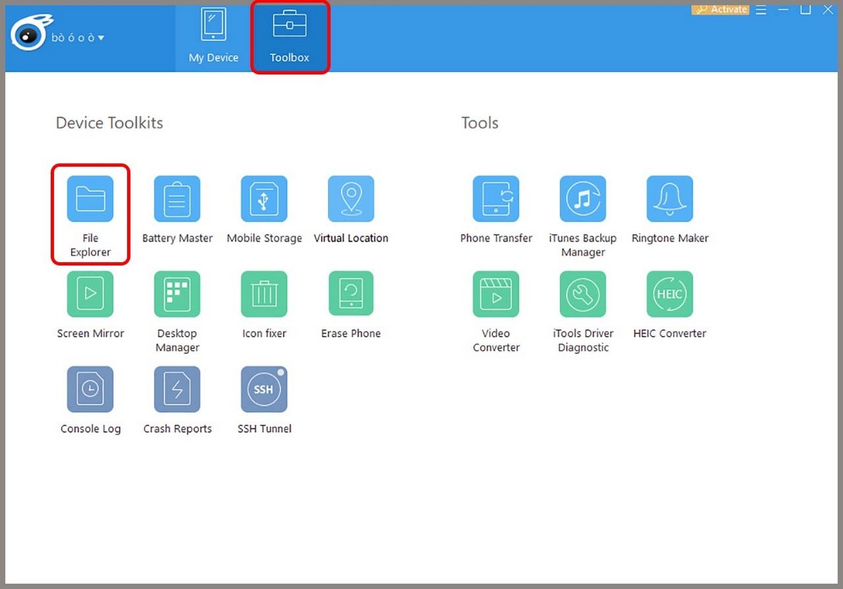cách chép hình vào iPhone bằng iTools - hình 1