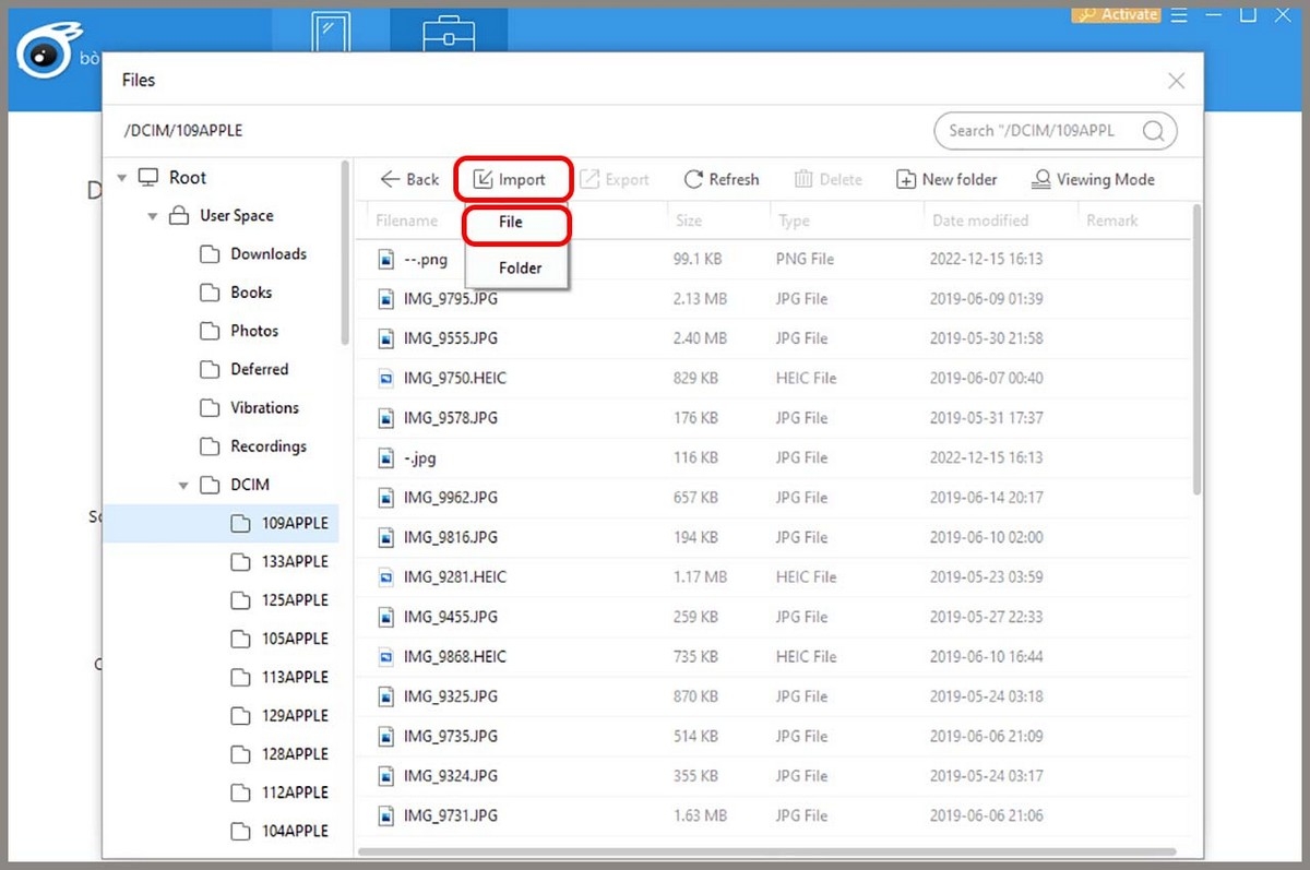 cách chép hình vào iPhone bằng iTools - hình 4