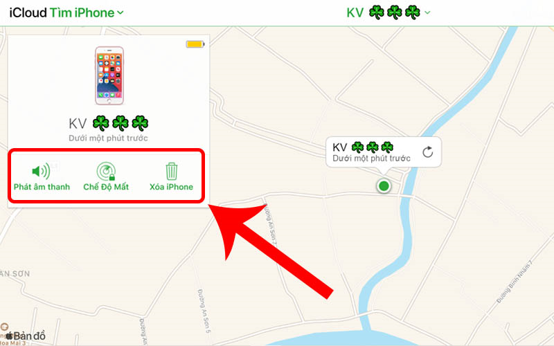 Bật tìm iPhone ảnh 8