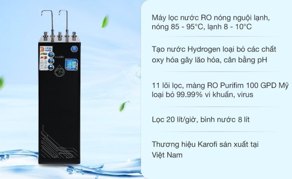 Máy lọc nước RO Karofi 11 lõi KAD-D66