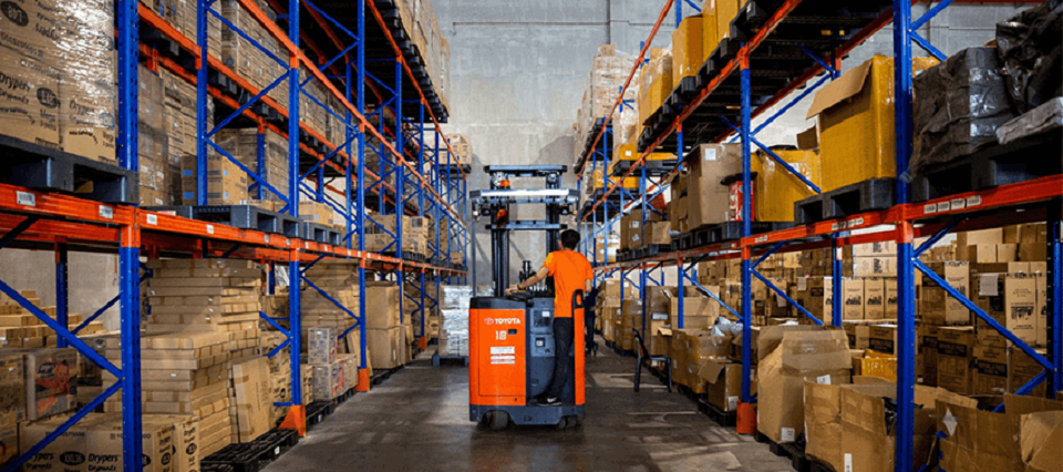 Hàng hóa sẽ rời kho BN A/B Mega SOC để trung chuyển đến các kho nhỏ hơn