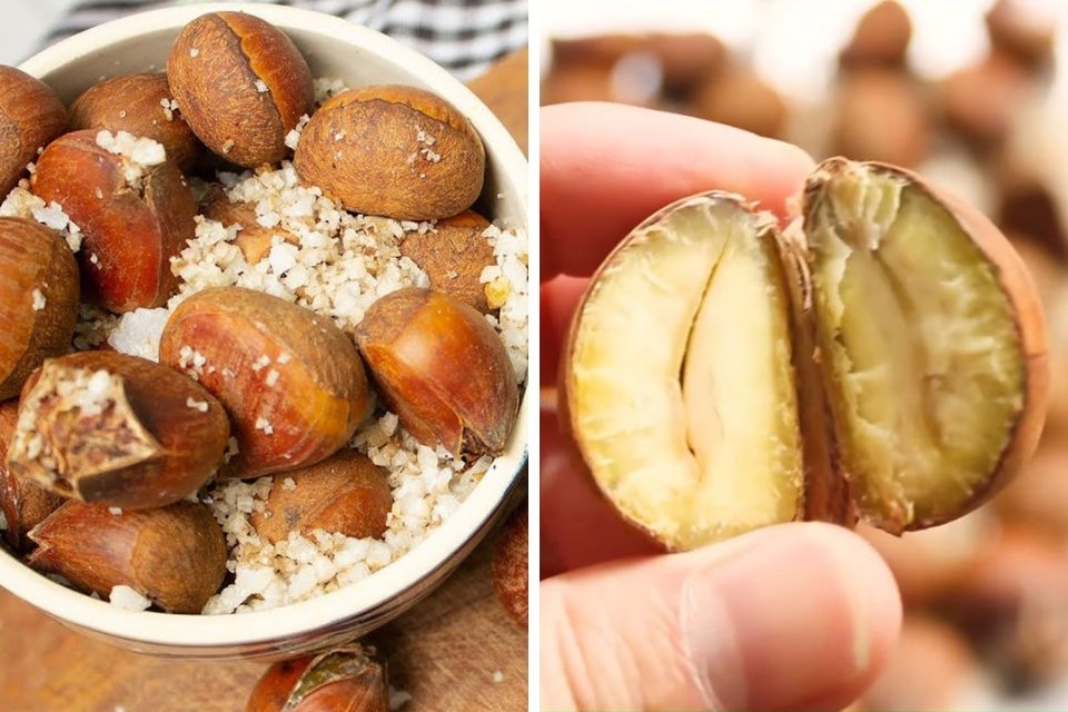 Cách làm hạt dẻ rang muối 6