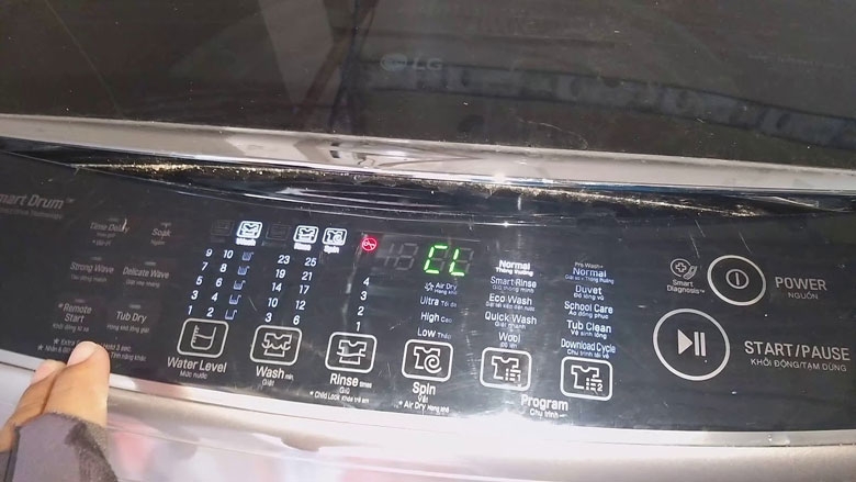mở khóa trẻ em máy giặt lg - hình 2