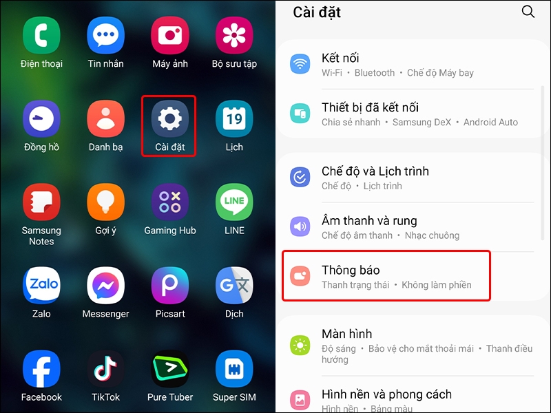 Hiển thị thông báo trên màn hình khóa của Samsung - hình 2