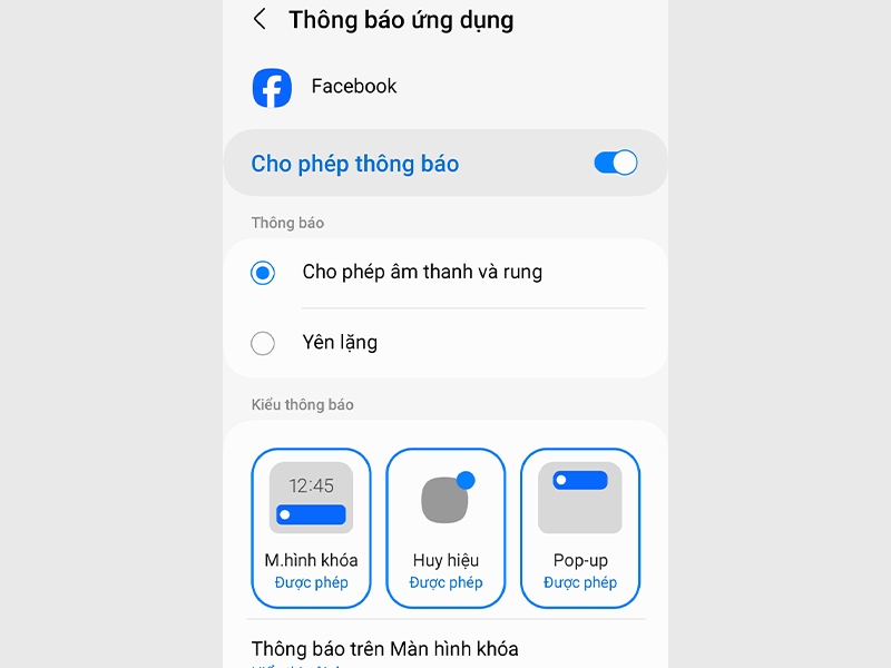 Hiển thị thông báo trên màn hình khóa của Samsung - hình 4