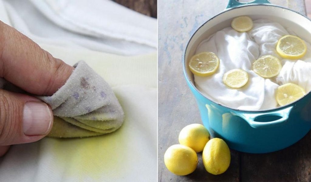 Cách tẩy vết ố vàng trên áo màu hiệu quả nhanh chóng tại nhà bằng những nguyên liệu quen thuộc 4