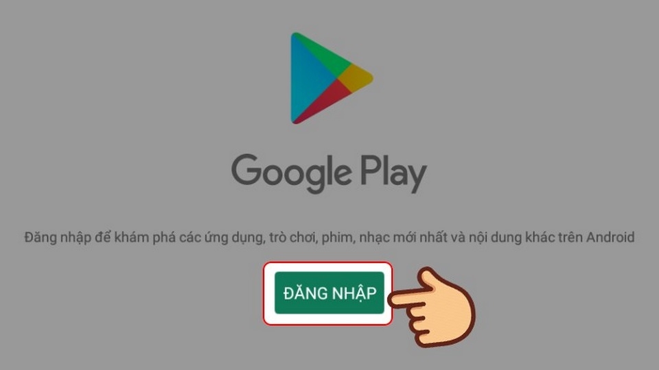 Đăng nhập các thông tin cần thiết