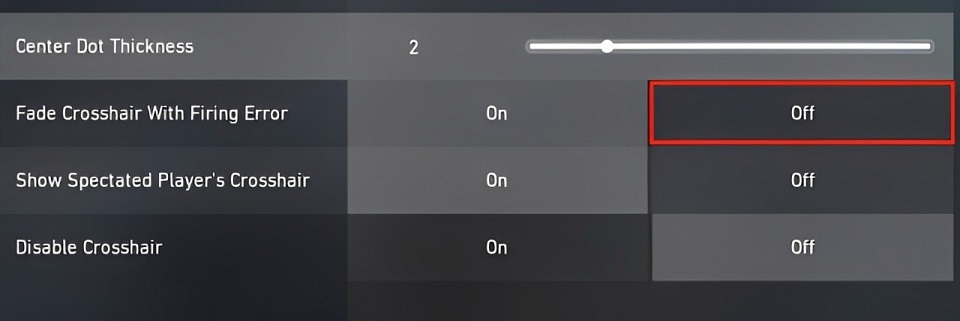 Crosshair Valorant 10