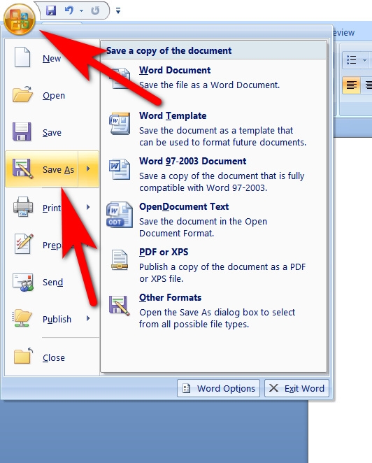 đổi đuôi docx sang doc 2