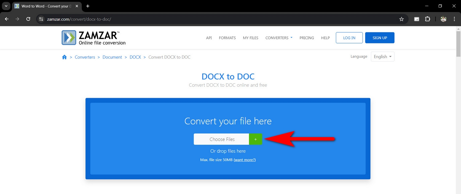 đổi đuôi docx sang doc 5