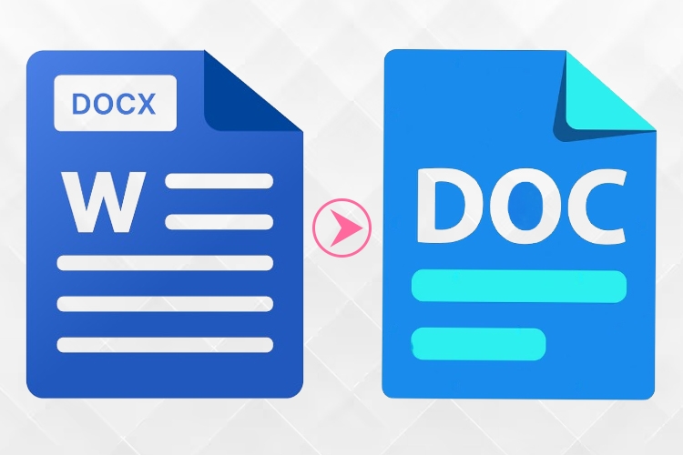 đổi đuôi docx sang doc 1