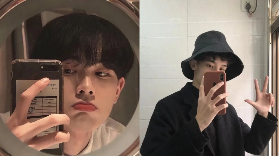 Kiểu chụp ảnh trước gương