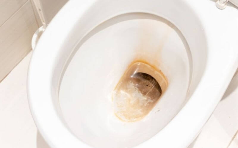 cách tẩy bồn cầu bị ố vàng lâu ngày 2