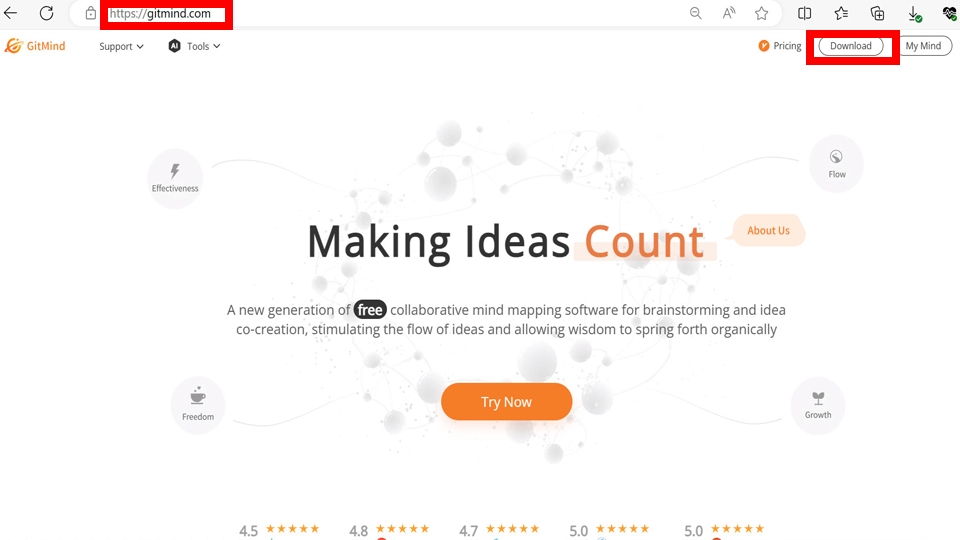 Truy cập trang web chính thức và tải xuống